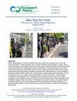 Research paper thumbnail of Safer than you think! Revising the transit safety narrative