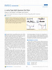 n- and p-Type HgTe Quantum Dot Films Cover Page