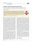 Air-Stable n-Doped Colloidal HgS Quantum Dots Cover Page