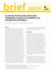 Research paper thumbnail of Le r&ocirc;le des for&ecirc;ts et des arbres dans l&#146;adaptation sociale &agrave; la variabilit&eacute; et au changement climatiques