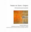 Terapia De Ozono - Oxigeno Cover Page