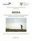 Research paper thumbnail of MEDEA An online platform for the voluntary recording of metal-detected finds in Flanders