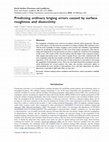 Research paper thumbnail of Predicting ordinary kriging errors caused by surface roughness and dissectivity