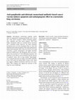 Anti-ganglioside anti-idiotypic monoclonal antibody-based cancer vaccine induces apoptosis and antiangiogenic effect in a metastatic lung carcinoma Cover Page