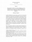 Reseña "La Sala de Máquinas de la Constitución. Dos siglos de constitucionalismo en América Latina (1810-2010)" Cover Page