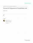 Process for Preparation of Terephthalic Acid Cover Page