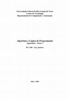 Algoritmo e Lógica de programação Cover Page