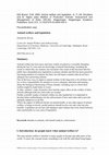 Research paper thumbnail of Animal welfare and legislation