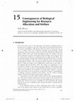 Research paper thumbnail of Consequences of biological engineering for resource allocation and welfare.