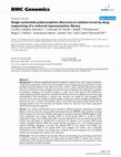 Research paper thumbnail of Single nucleotide polymorphism discovery in rainbow trout by deep sequencing of a reduced representation library