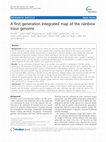 Research paper thumbnail of A first generation integrated map of the rainbow trout genome