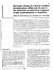 Research paper thumbnail of Molecular cloning of a bovine ornithine decarboxylase cDNA and its use in the detection of restriction fragment length polymorphisms in Holsteins