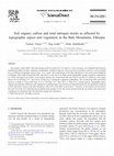 Soil organic carbon and total nitrogen stocks as affected by topographic aspect and vegetation in the Bale Mountains, Ethiopia Cover Page