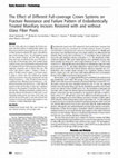 The Effect of Different Full-coverage Crown Systems on Fracture Resistance and Failure Pattern of Endodontically Treated Maxillary Incisors Restored with and without Glass Fiber Posts Cover Page