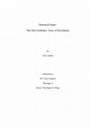 Research paper thumbnail of Academic Paper : The Neo-Orthodox View of Revelation