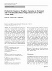 Research paper thumbnail of Productivity Analysis of Draglines Operating in Horizontal and Vertical Tandem Mode of Operation in a Coal Mine—A Case Study