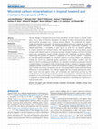 Microbial carbon mineralization in tropical lowland and montane forest soils of Peru Cover Page