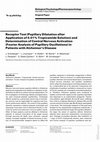 Research paper thumbnail of Receptor test (pupillary dilatation after application of 0.01% tropicamide solution) and determination of central nervous activation (Fourier analysis of pupillary oscillations) in patients with Alzheimer's disease