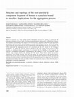 Research paper thumbnail of Structure and topology of the non-amyloid-β component fragment of human α-synuclein bound to micelles: Implications for the aggregation process