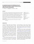 An operational protocol for facilitating start-up of single-stage autotrophic nitrogen-removing reactors based on process stoichiometry Cover Page