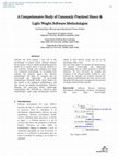 Research paper thumbnail of A Comprehensive Study of Commonly Practiced Heavy & Light Weight Software Methodologies