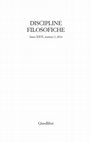 Research paper thumbnail of Ontologie fenomenologiche: individualità, essenza, idea, a cura di Simona Bertolini e Faustino Fabbianelli (= Discipline Filosofiche 2016, XXVI, 1)