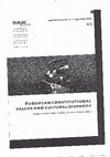 Research paper thumbnail of Cultural Diversity at the Background of the European Debate on Values: an Introduction, in F.Palermo/G.N.Toggenburg (eds.), European Constitutional Values and Cultural Diversity, 2003, pp. 9-23