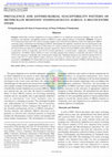 Prevalence and antimicrobial susceptibility of vaginal bacteria from ewes treated with progestin-impregnated intravaginal sponges Cover Page