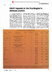 Research paper thumbnail of HEAT repeats in the Huntington's disease protein