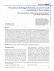 Research paper thumbnail of Prevalence of elongated styloid process in Saudi population of Aseer region