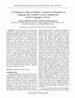 Research paper thumbnail of A Comparative Study of Students' Academic Performance in Language and Literature Courses: English and French Languages in Focus