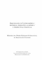 Estado actual y perspectivas de la investigación arqueológica en territorio costarricense Cover Page