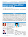 Research paper thumbnail of Growth and characterization of large grained Poly-Si films grown on biaxially textured Ni-W substrate by hot-wire CVD