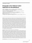 Research paper thumbnail of Demography of the California Condor: Implications for Reestablishment