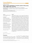 Research paper thumbnail of HPV16 variants distribution in invasive cancers of the cervix, vulva, vagina, penis, and anus