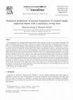 Analytical predictions of natural frequencies of cracked simply supported beams with a stationary roving mass Cover Page