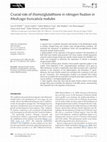 Crucial role of (homo)glutathione in nitrogen fixation in Medicago truncatula nodules Cover Page