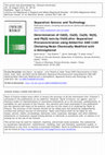 Determination of Cd(II), Co(II), Cu(II), Ni(II), and Pb(II) Ions by FAAS after Separation/Preconcentration using Amberlite XAD‐1180 Chelating Resin Chemically Modified with o‐Aminophenol Cover Page