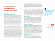 Research paper thumbnail of The Aspects of Online Motion Design Education