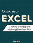 EXCEL EXCEL Cómo usar Training esencial para marketing basado en datos Cover Page