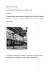 Research paper thumbnail of Walking and Subjectivity talk for Bethlem Gallery.docx