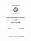 Un análisis antropogenético de las localidades de Comodoro Rivadavia y Esquel, en la Provincia de Chubut Cover Page