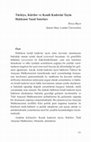 Research paper thumbnail of Türkiye, Kürtler ve Kendi Kaderini Tayin Hakkının Yasal Sınırları