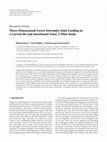 Three-Dimensional Lower Extremity Joint Loading in a Carved Ski and Snowboard Turn: A Pilot Study Cover Page