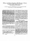 Research paper thumbnail of Efficacy and safety of interferon alfa therapy in chronic hepatitis C with autoantibodies to liver-kidney microsomes