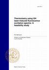 Research paper thumbnail of Thermometry using OH laser-induced fluorescence excitation spectra: A feasibility study