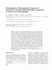 Determination of thermodynamic properties of macroporous glycidyl methacrylate-based copolymers by inverse gas chromatography Cover Page