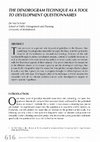 Research paper thumbnail of The dendrogram technique for questionnaire development.pdf