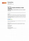 Research paper thumbnail of The use of photo elicitation in field research: Exploring Maasai representation and use of natural resources