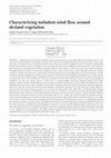 Characterising turbulent wind flow around dryland vegetation Cover Page